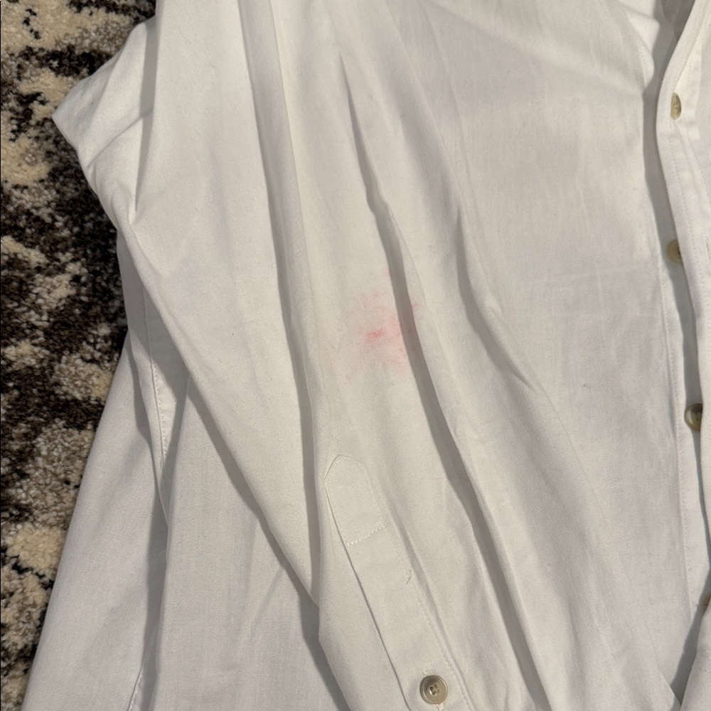 Denim Forum Classic White Button-Down Shirt - Picture 4 of 4